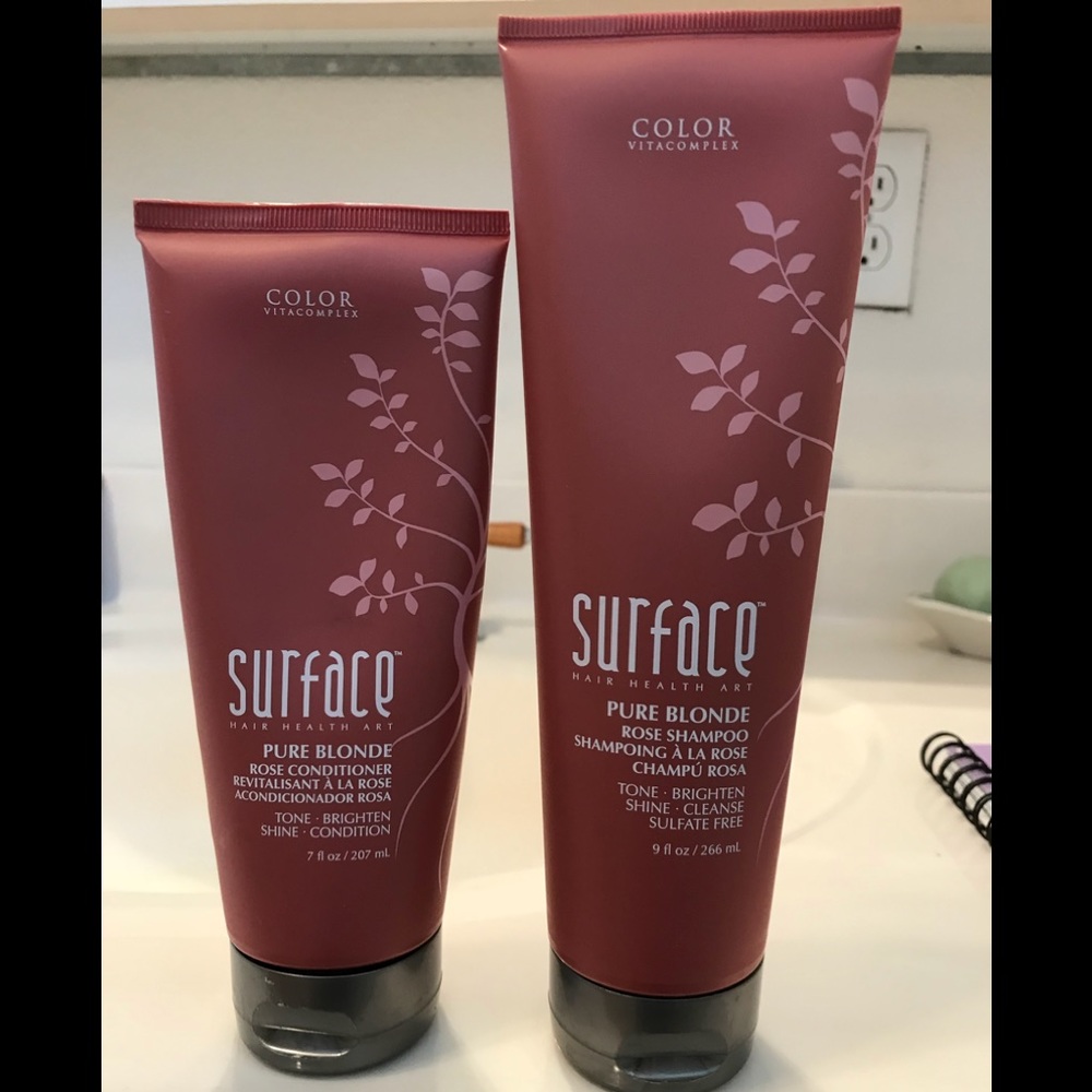 Surface Hair Health Art blonde rose hair cond/sham
